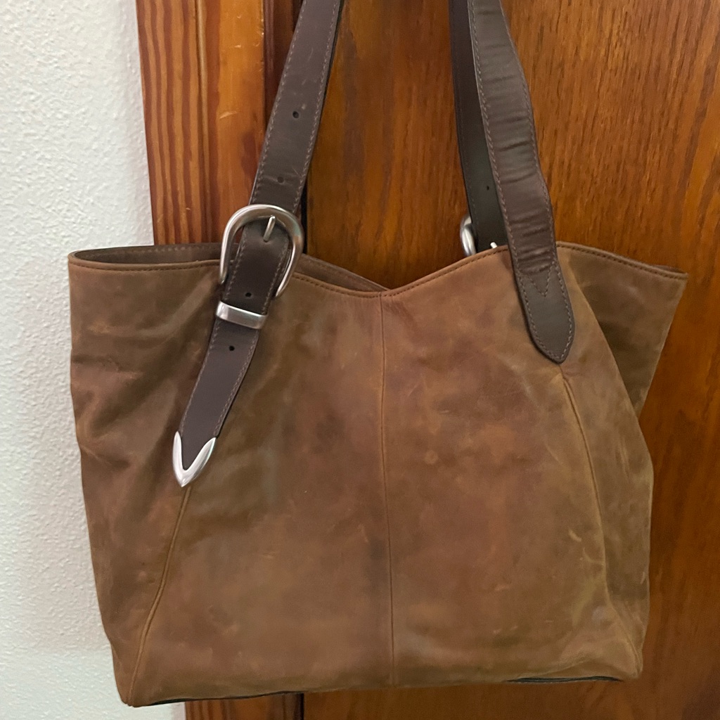 Frye Jacqui Leather Shoulder Bag With Buckle